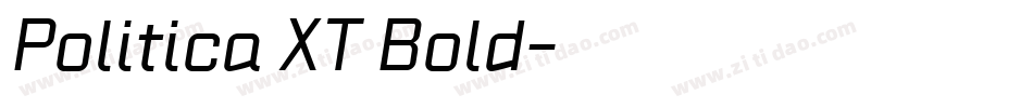 Politica XT Bold字体转换